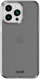 Holdit Glitter Case voor de Apple iPhone 15 Pro - Zwart