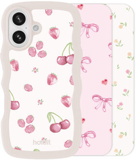Holdit Print Pack voor de Apple iPhone 16 - Pink Breeze Meerkleurig - One size