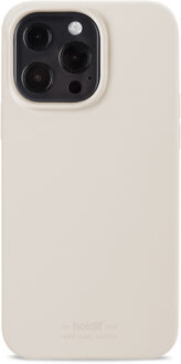 Holdit Silicone Case voor de Apple iPhone 13 Pro - Light Beige
