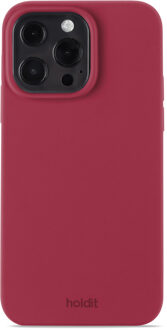 Holdit Silicone Case voor de Apple iPhone 13 Pro - Red Velvet Donkerrood
