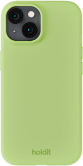 Holdit Silicone Case voor de Apple iPhone 14 / 13 - Matcha Groen