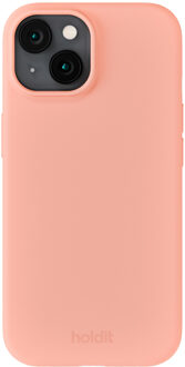 Holdit Silicone Case voor de Apple iPhone 14 / 13 - Pink Grape Roze