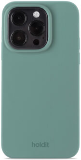 Holdit Silicone Case voor de Apple iPhone 14 Pro - Moss Green Groen