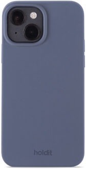 Holdit Silicone Case voor de Apple iPhone 15 - Pacific Blue Donkerblauw