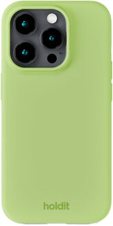 Holdit Silicone Case voor de Apple iPhone 15 Pro - Matcha Groen