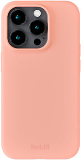 Holdit Silicone Case voor de Apple iPhone 15 Pro Max - Pink Grape Roze
