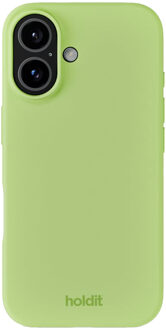 Holdit Silicone Case voor de Apple iPhone 16 - Matcha Groen