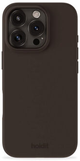 Holdit Silicone Case voor de Apple iPhone 16 Pro Max - Chocolate Bruin