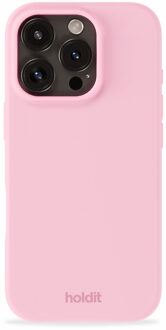 Holdit Silicone Case voor de Apple iPhone 16 Pro - Pink Roze