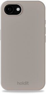 Holdit Silicone Case voor de Apple iPhone 16e - Taupe Beige