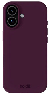 Holdit Silicone Case voor de Apple iPhone 17 - Deep Plum Paars