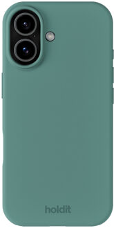 Holdit Silicone Case voor de Apple iPhone 17 - Moss Green Groen