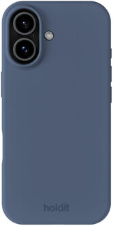 Holdit Silicone Case voor de Apple iPhone 17 - Pacific Blue Blauw