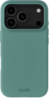Holdit Silicone Case voor de Apple iPhone 17 Pro Max - Moss Green Groen