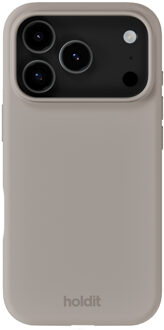 Holdit Silicone Case voor de Apple iPhone 17 Pro Max - Taupe Bruin