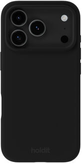 Holdit Silicone Case voor de Apple iPhone 17 Pro Max - Zwart