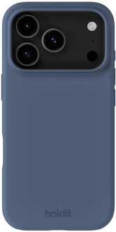 Holdit Silicone Case voor de Apple iPhone 17 Pro - Pacific Blue Blauw
