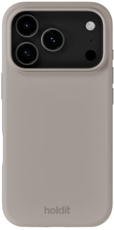 Holdit Silicone Case voor de Apple iPhone 17 Pro - Taupe Bruin