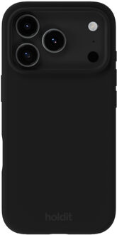 Holdit Silicone Case voor de Apple iPhone 17 Pro - Zwart