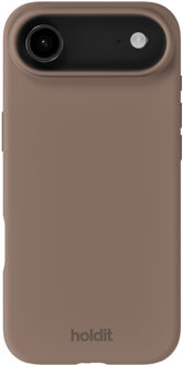 Holdit Silicone Case voor de Apple iPhone Air - Mocha Brown Bruin