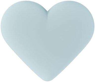 Holdit Silicone Sticker Heart - Mineral Blue Lichtblauw - One size
