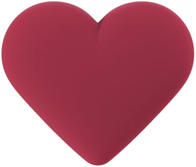Holdit Silicone Sticker Heart - Red Velvet Rood - One size