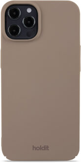 Holdit Slim Case voor de Apple iPhone 12 (Pro) - Mocha Brown Bruin