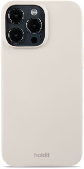 Holdit Slim Case voor de Apple iPhone 15 Pro Max - Light Beige