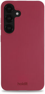 Holdit Soft Case voor de Samsung Galaxy S25 Plus - Red Velvet Rood