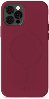 Holdit Soft MagSafe Case voor de Apple iPhone 12 (Pro) - Red Velvet Rood