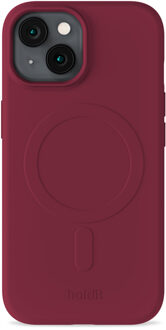Holdit Soft MagSafe Case voor de Apple iPhone 13/14/15/16e - Red Velvet Rood