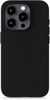 Holdit Soft MagSafe Case voor de Apple iPhone 15 Pro - Black Zwart