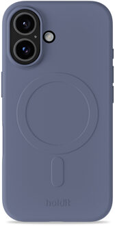 Holdit Soft MagSafe Case voor de Apple iPhone 16 - Pacific Blue Blauw