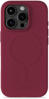 Holdit Soft MagSafe Case voor de Apple iPhone 16 Pro - Red Velvet Rood