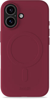 Holdit Soft MagSafe Case voor de Apple iPhone 16 - Red Velvet Rood