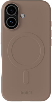Holdit Soft MagSafe Case voor de Apple iPhone 17 - Mocha Brown Bruin