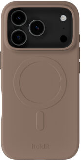 Holdit Soft MagSafe Case voor de Apple iPhone 17 Pro - Mocha Brown Bruin