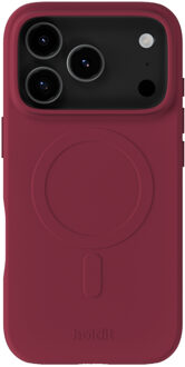 Holdit Soft MagSafe Case voor de Apple iPhone 17 Pro - Red Velvet Donkerrood