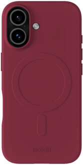 Holdit Soft MagSafe Case voor de Apple iPhone 17 - Red Velvet Donkerrood