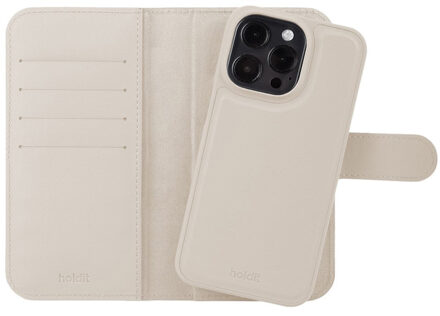 Holdit Wallet Case Magnet Plus voor de Apple iPhone 12 (Pro) - Beige