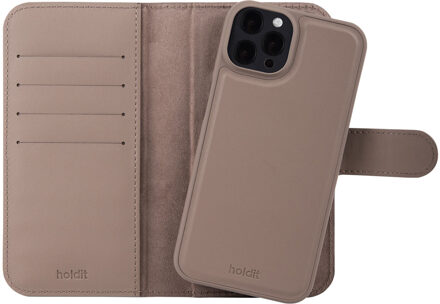 Holdit Wallet Case Magnet Plus voor de Apple iPhone 12 (Pro) - Mocha Brown Bruin