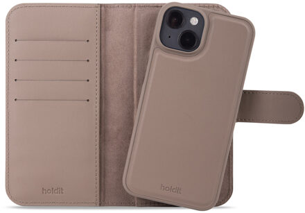 Holdit Wallet Case Magnet Plus voor de Apple iPhone 14 / 13 - Mocha Brown Bruin