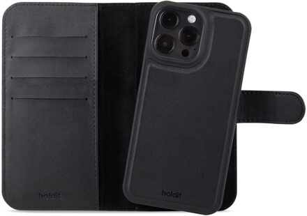 Holdit Wallet Case Magnet Plus voor de Apple iPhone 15 Pro Max - Zwart