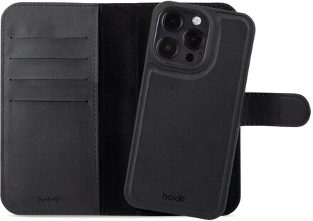 Holdit Wallet Case Magnet Plus voor de Apple iPhone 15 Pro - Zwart