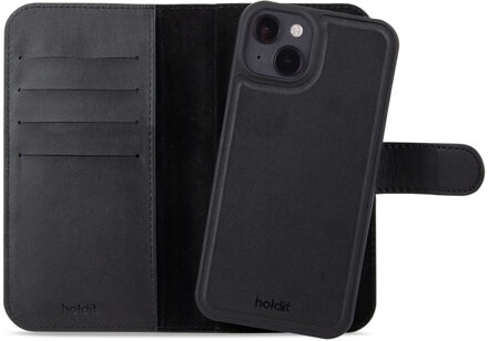Holdit Wallet Case Magnet Plus voor de Apple iPhone 15 - Zwart