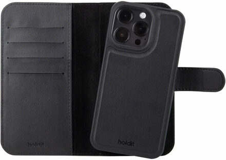 Holdit Wallet Case Magnet Plus voor de Apple iPhone 16 Pro - Zwart