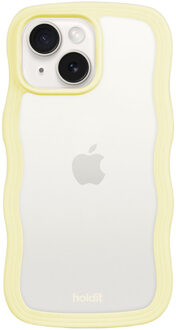Holdit Wavy Case voor de Apple iPhone 13/14/15/16e - Lemonade Geel