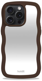 Holdit Wavy Case voor de Apple iPhone 14 Pro - Chocolate Mirror Bruin