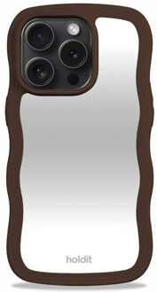 Holdit Wavy Case voor de Apple iPhone 14 Pro Max - Chocolate Mirror Bruin