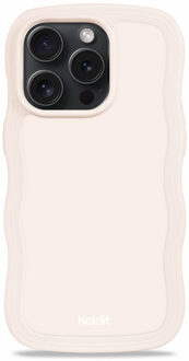 Holdit Wavy Case voor de Apple iPhone 14 Pro Max - Light Beige